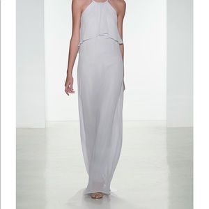 Amsale Cait N305 in color Slate